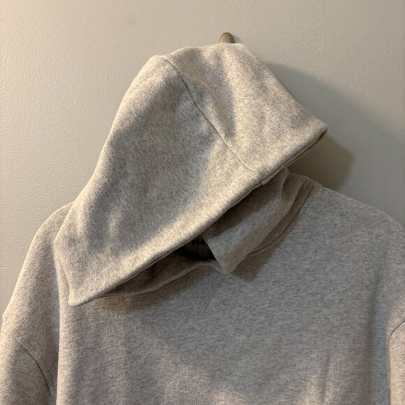 NWT MATE The Label Organic Fleece Relaxed Cotton Hoodie In Heather Grey Xsmall - Picture 5 of 8